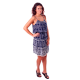 βαμβακερό φόρεμα με  τιράντα μεγάλο μέγεθος